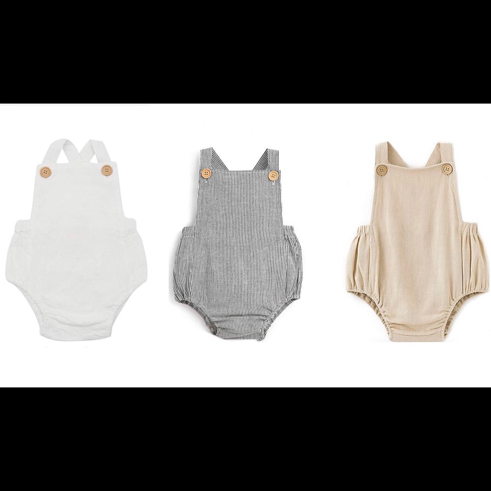 BUNDLE - Unisex Linen Romper